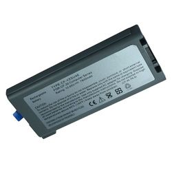 Amsahr ToughBook 31-02 - Batería de reemplazo para Panasonic ToughBook 31, CF-30, CF-53, CF-VZSU46, CF-VZSU46S, CF-VZSU46U, Color Gris