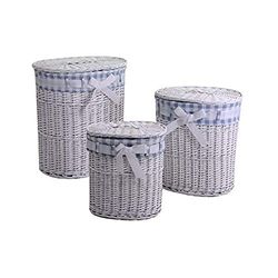 Vacchetti Giuseppe 1920320000 Carrello, Vimini, Bianco, Medio