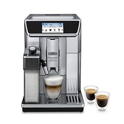 De'Longhi PrimaDonna Elite Experience, Volautomatische Espressomachine, Espresso & Cappuccino Maker, Roestvrij Staal, ECAM650.85.MS, Zilver Metaal