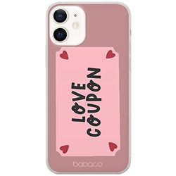 ERT GROUP etui na telefon Apple Iphone 12 Mini, case oryginalny i oficjalnie licencjonowany przez Babaco, wzór Love Coupon 001, optymalnie dopasowane, plecki z TPU