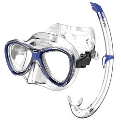 SEAC Set till Capri-topp, set med caprimask och toppsnorkel av silikon för vuxna och tonåringar