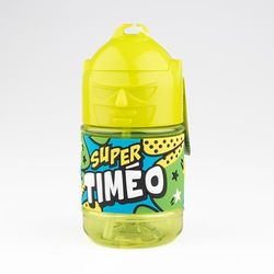Personalised Kids Water Bottle with Straw - Super Timéo