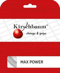 Kirschbaum Max Power Garniture Cordage de Tennis Gris 1,20 mm x 12 m