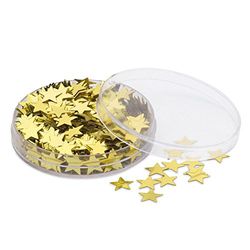 eBuyGB Confettis de Table étoile, Plastique, doré, Lot de 2