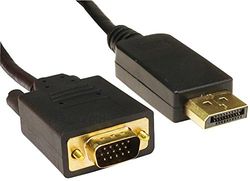Pro Signal HDHDPORT-VGA-2M DisplayPort Male to VGA Male Lead, 2m, Black