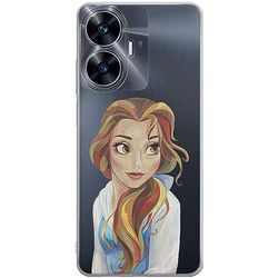 ERT GROUP mobiltelefonfodral för Realme C55 originalt och officiellt licensierat Disney mönster Bella 003 optimalt anpassad till formen på mobiltelefonen, gedeeltelijk transparant