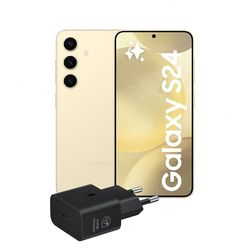 Samsung Galaxy S24 Smartphone AI, Caricatore incluso, Display 6.2'' FHD+ Dynamic AMOLED 2X, Fotocamera 50MP, RAM 8GB, 256GB, 4.000 mAh, Amber Yellow [Versione italiana]