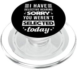 Tengo una audiencia selectiva lamento que no hayas sido seleccionado hoy PopSockets PopGrip para MagSafe