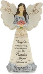Pavilion Gift Company Elements Sister Figura de anjo da guarda (15,24 cm), cor rosa