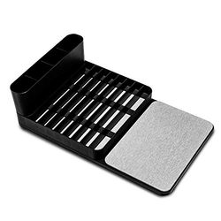 madesmart Drying Stone Dish Rack, None, Carbon