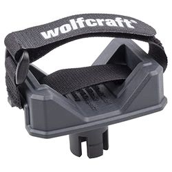 wolfcraft Hose Holder for Vacuum Cleaner - 6891000 - for dust-Free Working on All Tables with 20 mm bore Holes