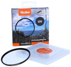 Rollei F:X Pro okrągły filtr (52 mm, filtr UV) filtr śrubowy ze szkła Gorilla®* o wysokiej wierności kolorów i braku odbicia światła