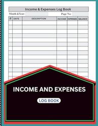 INCOME AND EXPENSES LOG BOOK