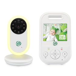 LeapFrog LF2423 Baby Monitor with Night Light Camera, 2600mAh Smart Baby Surveillance Camera with 2.8" IPS Screen, Night Vision, Temperature Monitoring, Two-Way Communication