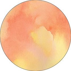 Bonateks, Round Digital Printed Mouse Pad, Non-Slip Base, for Office and Home, Diameter:22cm