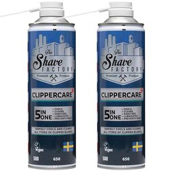 The Shave factory Clipper Care Series (5in1 Clipper Spray, 2 PCS x 500ml)