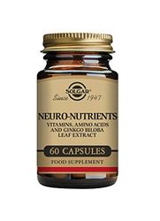 Solgar Neuro-Nutrients Vegetable Capsules - Pack of 60 - For Mental Clarity, Alertness and Mood Regulation - Vegan, Gluten Free and Kosher