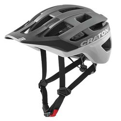 Cratoni Helmets AllRace Fietshelm voor volwassenen, uniseks, antraciet-wit, S-M 52-57