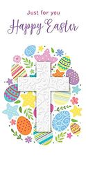 Piccadilly Greetings - Tarjeta de felicitación de Pascua (95 x 195 mm)