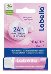 Labello Pearly Shine Burrocacao usta 5.50 ml, Kolorowy i odżywczy balsam do ust z ekstraktami z pereł i jedwabiu, balsam do ust nawilżający przez 24 godziny z naturalnymi składnikami