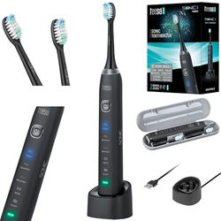 Teesa Sonic Black TSA8015 Brosse à dents électrique 5 programmes de nettoyage Noir