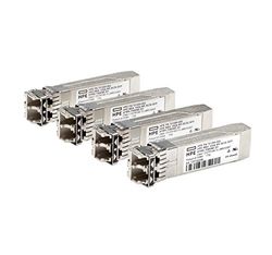 Hewlett Packard Enterprise MSA 10Gb Short Range iSCSI SFP+ 4-pack modulo del ricetrasmettitore di rete 10000 Mbit/s SFP+ Fibra ottica 850 nm