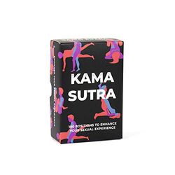 Gift Republic GR490074 100 carte Kama Sutra, nero, taglia unica