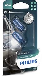 Philips X-tremeVision Pro150 W5W lampe de signalisation, blister de 2 Blanc