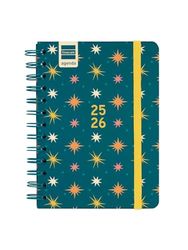 Finocam Cosmo Cours 2025/2026 Agenda semainier horizontal Septembre 2025 - août 2026 (12 mois) Stars Espagnol