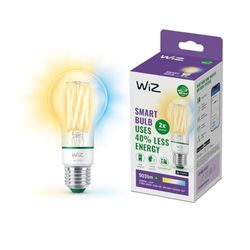 WiZ Lampadina Smart WiFi a Filamento, Classe A Ultra Efficiente, Tecnologia SpaceSense, Controllo Vocale (Alexa, Apple HomeKit, Google Home)