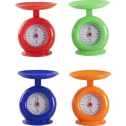 B and B Personenweegschaal, handmatig, 4 verschillende kleuren, meerkleurig, eenheidsmaat