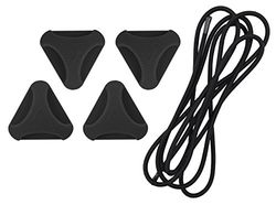 Seattle Sports Tri-Way LashMates Mini Bungee Deck Kit - Aangepaste Deck Rigging voor Kajaks en SUP's, Zwart
