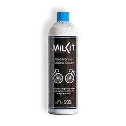 MilKit Tubeless tätningsmjölk för vägcykel & gravyr, i 500 ml flaska – cykel däcktätning – tätningsmjölk tubeless mjölk cykeldäck tätning