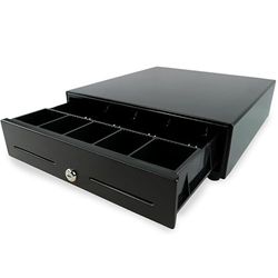 Cajonera, Cajonera para Caja Registradora, Mediana, Compartimiento de Monedas con Extracción, Dos Ranuras Adicionales, Tres Maneras de Abrir, Acero Grueso, HDWR HD-KER33