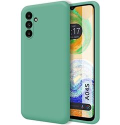 Funda Silicona Líquida Ultra Suave para Samsung Galaxy A04s Color Verde