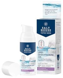 Salthouse Dead Sea Therapy Lipid Face Cream 24 Hour with Omega Fatty Acids for Very Dry and Sensitive Skin, Can Also Be Used as a Mask, 50 ml