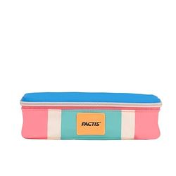 FACTIS® Oval Pencil case 3 Lines Pink