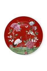 PiP Studio Bord Blushing Birds Red 32 cm