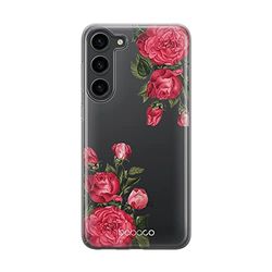 ERT GROUP etui na telefon Samsung S23, case oryginalny i oficjalnie licencjonowany przez Babaco, wzór Flowers 007, optymalnie dopasowane, plecki z TPU częściowo przeźroczyste