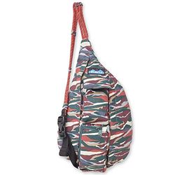 KAVU Mini Rope Bag Crossbody-väska i bomull, flerfärgad (Rolling Hills)