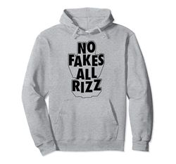 Sin falsificaciones All Rizz Cool Gen Z Aesthetic Sudadera con Capucha