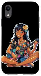 Ukulele Girl Graphic Stringed Instrument Case for iPhone XR