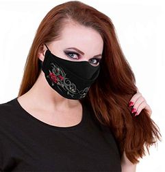 Spiral - Tribal Rose - Cotton Fashion Mask With Adjuster - Onesize