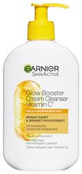 Garnier SkinActive Glow Booster Cream Cleanser Vitamine C* Gezichtsreiniging voor vale en ongelijkmatige huid, reinigend en hydraterend, 250 ml