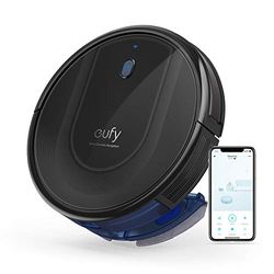 eufy Robot aspirateur avec fonction de nettoyage, RoboVac G10 Hybrid, navigation dynamique intelligente, aspirateur 2 en 1 et robot aspirateur balai, puissance d'aspiration de 2000 Pa