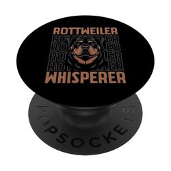 Rottweiler Perro Rottie PopSockets PopGrip Adhesivo