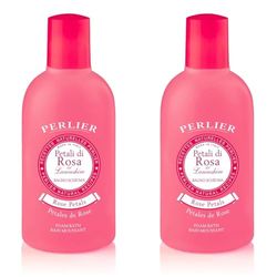 Perlier Bagno Schiuma Petali di Rosa - 500 ml (Confezione da 2)