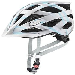 uvex air wing cc - lätt allroundhjälm för kvinnor och män - individuell justerbar passform - utbyggbar med LED-ljus - cloud-silver - 56-60 cm