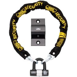 Burg Wachter 1M Verkocht Secure Lock en Grondanker Kit Fietsslot, Zwart