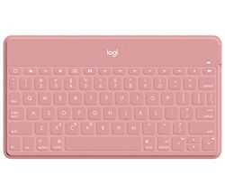 Logitech Keys-To-Go Wireless Bluetooth Keyboard, QWERTZ German Layout - Pink